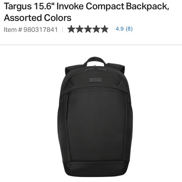 Targus Invoke Compact Backpack - Picture 2 of 8